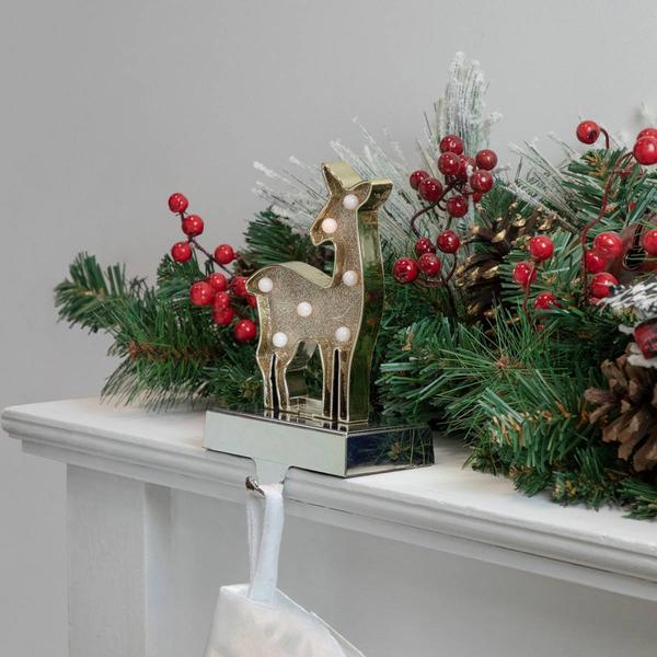 Northlight LED Reindeer Stocking Hook alternate view