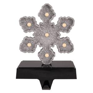 Northlight LED Glittered Snowflake Stocking Hook