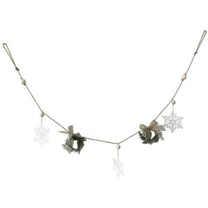 Northlight 4.75in. Snowflake & Pine Christmas Garland
