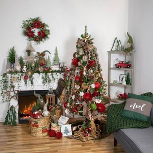 Northlight 18.25in. Wooden Sled Believe Christmas Decor alternate view
