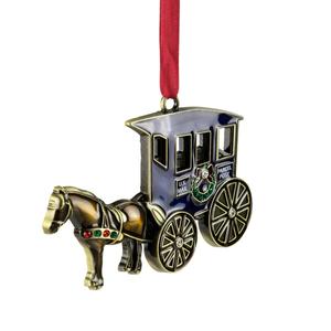 Northlight 2.25in. Horse & Buggy Christmas Ornament alternate view
