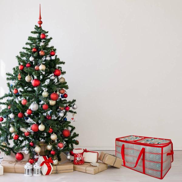 Northlight Transparent Zip Up Christmas Storage Box alternate view