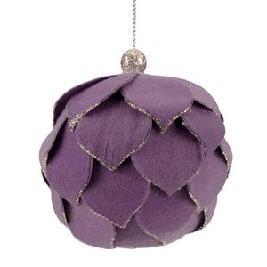 Northlight Flower Glitter Petal Christmas Ornament