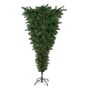 Northlight 5.5ft. Upside Down Spruce Christmas Tree