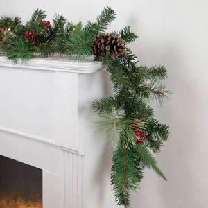Northlight Pine & Berries Artificial Christmas Garland alternate view
