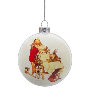 Northlight Norman Rockwell Santa & His Helpers Ornament