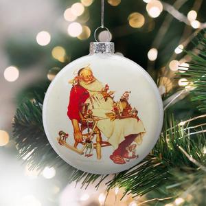 Northlight Norman Rockwell Santa & His Helpers Ornament alternate view