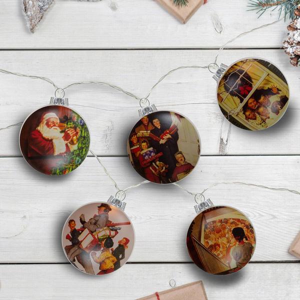 Northlight Norman Rockwell Christmas Lights - Set of 5 alternate view