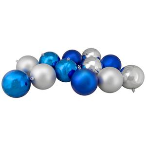 Northlight 12in. 2-Finish Christmas Ornaments