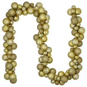Northlight 6ft. Shatterproof Gold Christmas Garland
