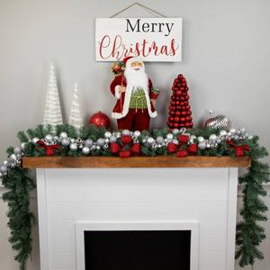 Northlight 6ft. Shatterproof Silver Christmas Garland alternate view