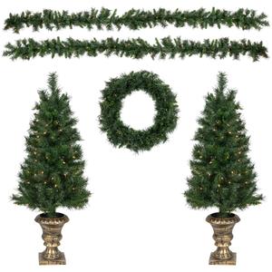 Northlight 5pc. Pre-Lit Artificial Christmas Set