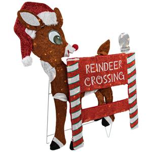 Northlight 36in. LED Rudolph Christmas Sign alternate view