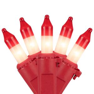 Northlight 50ct. Peppermint Mini Christmas Light Set