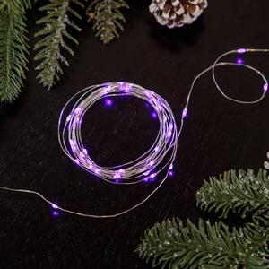 Northlight 100ct. Purple LED Micro Fairy Lights alternate view