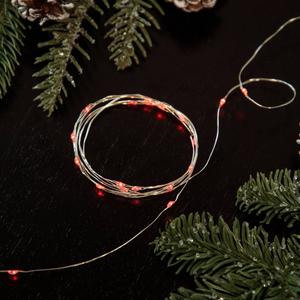 Northlight 50ct. Red LED Micro Fairy Christmas Lights alternate view