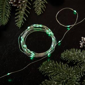 Northlight 20ct. Green LED Micro Fairy Christmas Lights alternate view