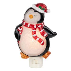 Northlight Happy Santa Hat Penguin Christmas Nightlight