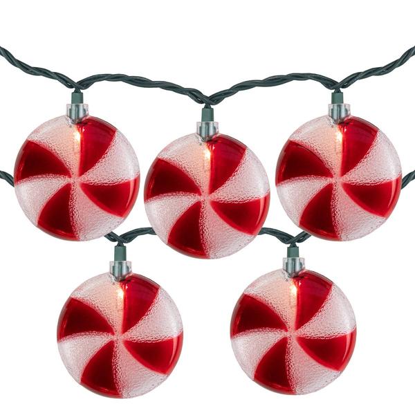 Northlight 6ft. Peppermint Candy Christmas Light Set