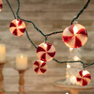 Northlight 6ft. Peppermint Candy Christmas Light Set alternate view