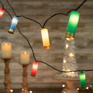 Northlight 10ct. Shotgun Shell Christmas Light Set alternate view