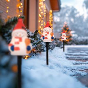 Northlight Snowmen Christmas Pathway Markers - Set of 4 alternate view