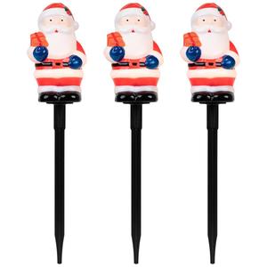 Northlight Santa Christmas Pathway Markers - Set of 4