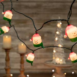 Northlight 10ct. Snowman Christmas Light Set alternate view