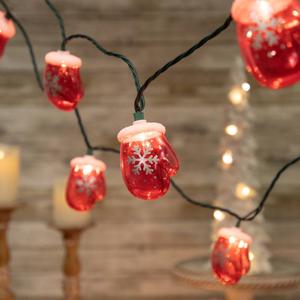 Northlight 10ct. Mitten Christmas Light Set alternate view