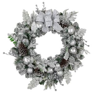 Northlight 30in. Frosted Artificial Christmas Wreath
