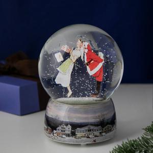 Northlight 6.5in. Norman Rockwell Surprise Snow Globe alternate view