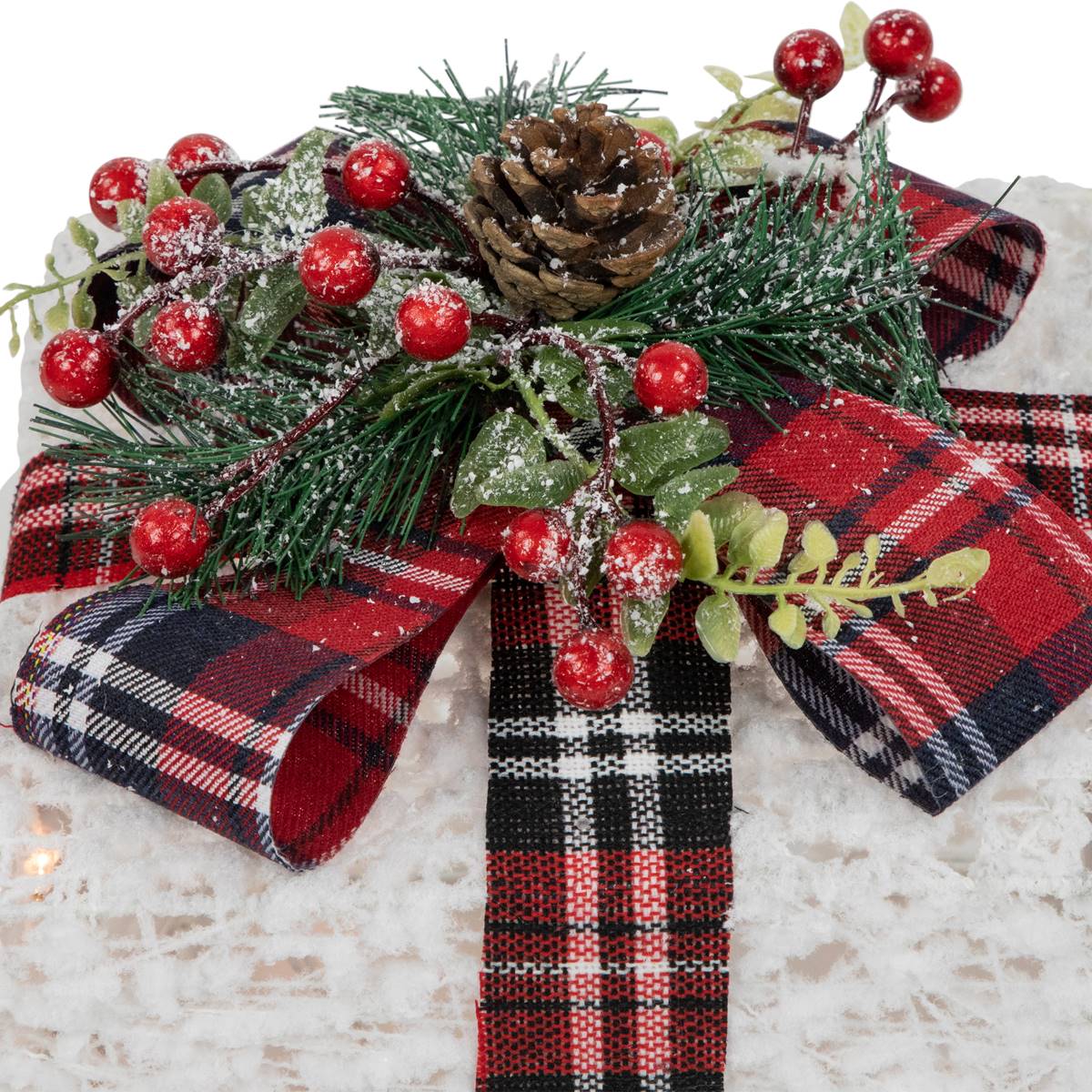 Northlight Seasonal Outdoor Christmas Plaid Gift Boxes - Set Of 3