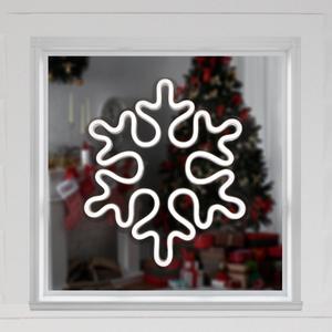 Northlight 15in. LED Snowflake Christmas Window Decor alternate view