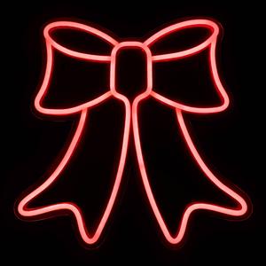 Northlight 15in. LED Neon Bow Christmas Window Decor