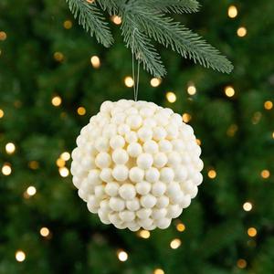 Northlight White Berries Christmas Ball Ornament alternate view