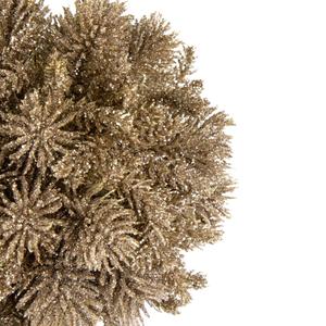 Northlight 6in. Glittered Christmas Gold Ball Ornament alternate view