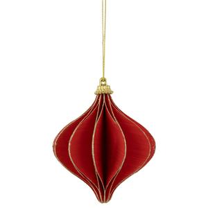 Northlight Glittered Red Onion Christmas Ornament