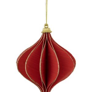 Northlight Glittered Red Onion Christmas Ornament alternate view