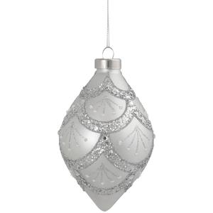 Northlight 5in. Finial Glass Christmas Ornament