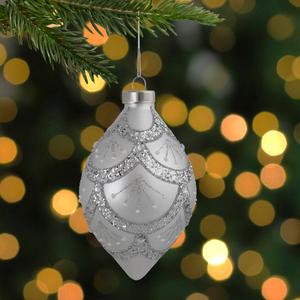 Northlight 5in. Finial Glass Christmas Ornament alternate view