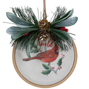 Northlight 5.25in. Joy to the World Cardinal Ornament alternate view