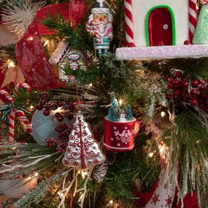 Northlight 4.25in. Snowman in a Cup Glass Ornament alternate view
