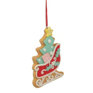 Northlight 3.5in. Christmas Sleigh Cookie Ornament alternate view