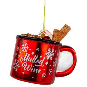 Northlight 3.75in. Mulled Wine Glass Christmas Ornament