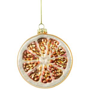 Northlight 3.5in. Orange Slice Christmas Ornament alternate view