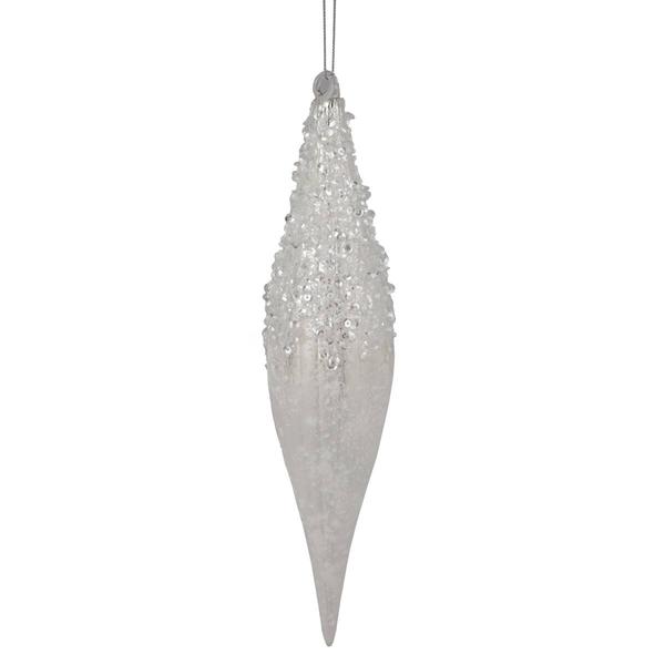 Northlight 9.5in. Sequined Icicle Christmas Ornament