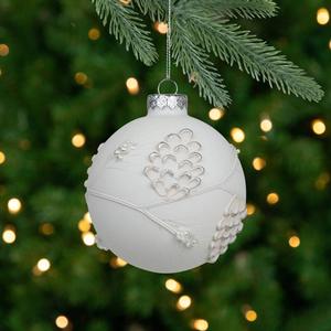 Northlight 3.5in. Glass Onion Drop Christmas Ornament alternate view