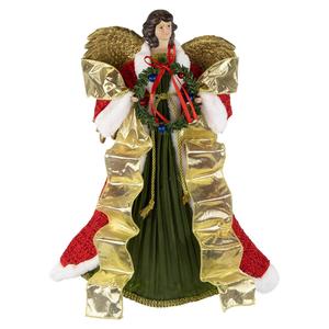 Northlight 18in. Angel w/Wreath Christmas Tree Topper