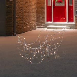Northlight Lighted Sleigh Outdoor Christmas Decoration alternate view