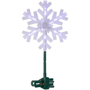 Northlight 14.75ft. Snowflake Christmas Tree Topper